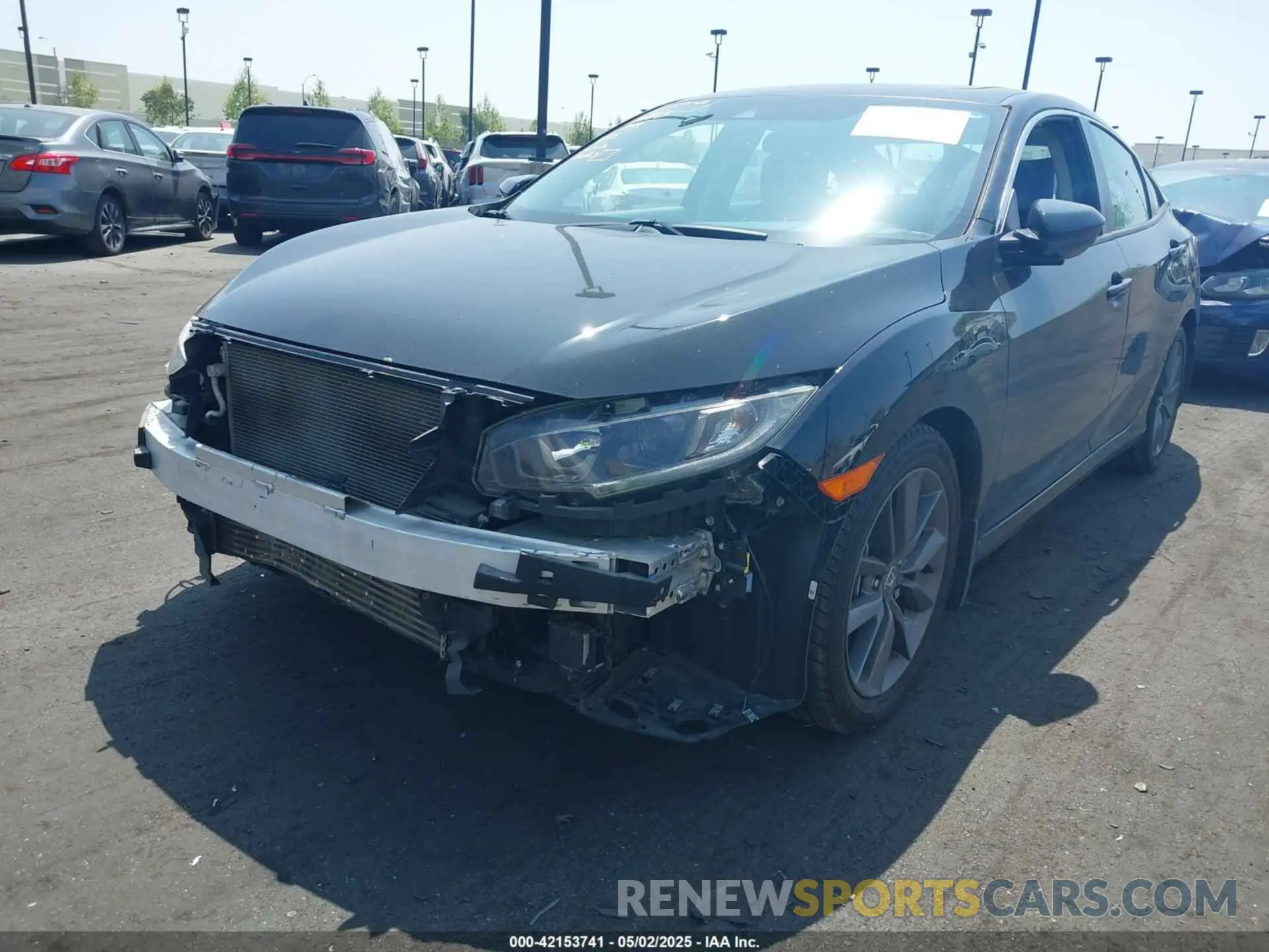 2 Photograph of a damaged car 19XFC1F37ME205238 HONDA CIVIC 2021