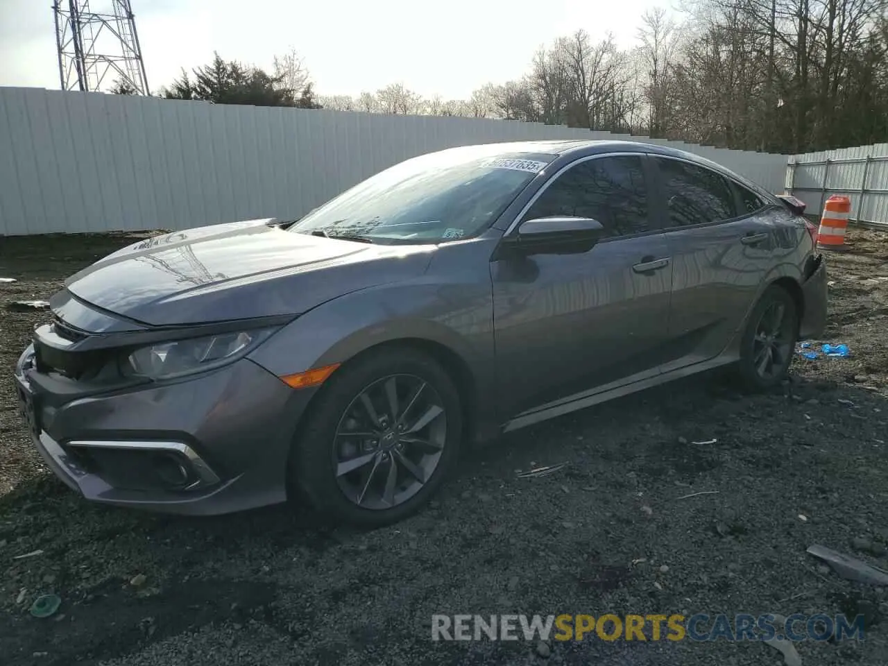 1 Photograph of a damaged car 19XFC1F38ME202526 HONDA CIVIC 2021