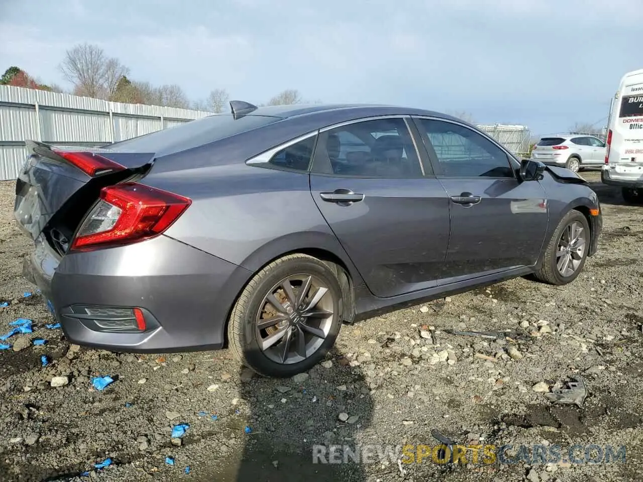 3 Photograph of a damaged car 19XFC1F38ME202526 HONDA CIVIC 2021