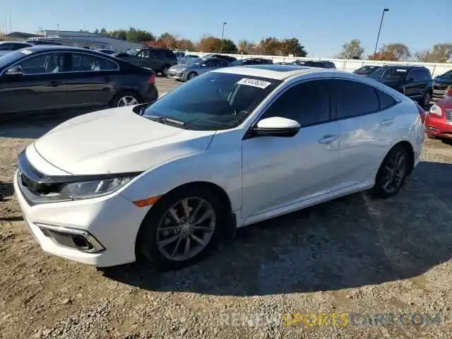 1 Photograph of a damaged car 19XFC1F38ME205734 HONDA CIVIC 2021