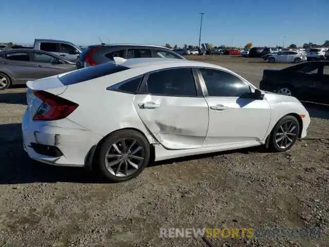 3 Photograph of a damaged car 19XFC1F38ME205734 HONDA CIVIC 2021