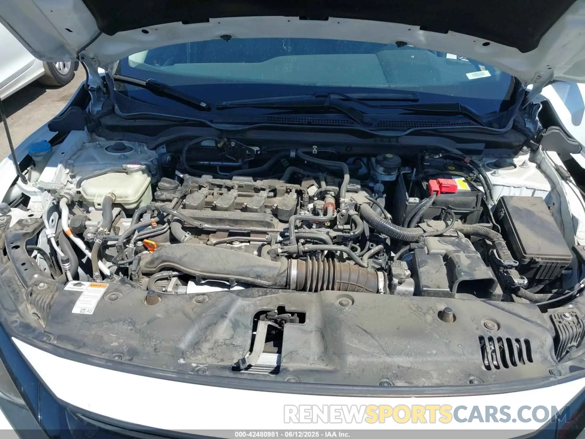 10 Photograph of a damaged car 19XFC1F38ME205751 HONDA CIVIC 2021