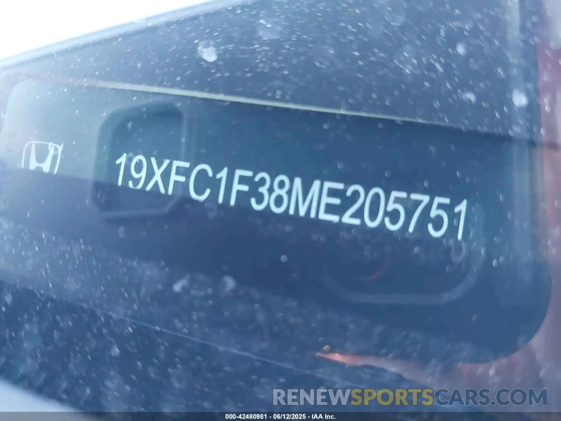 9 Photograph of a damaged car 19XFC1F38ME205751 HONDA CIVIC 2021