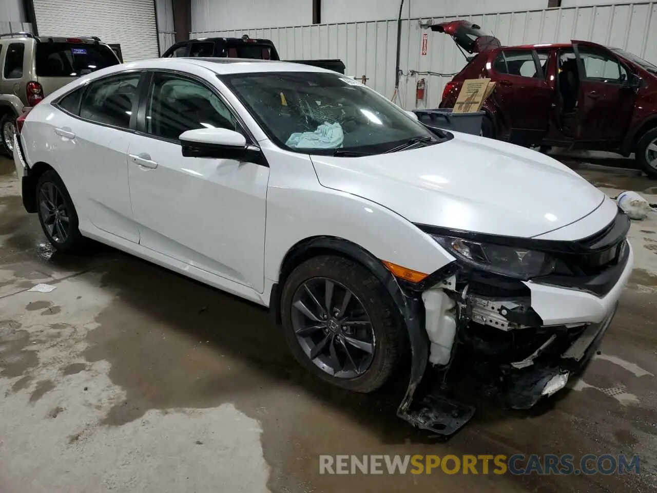 4 Photograph of a damaged car 19XFC1F38ME206401 HONDA CIVIC 2021