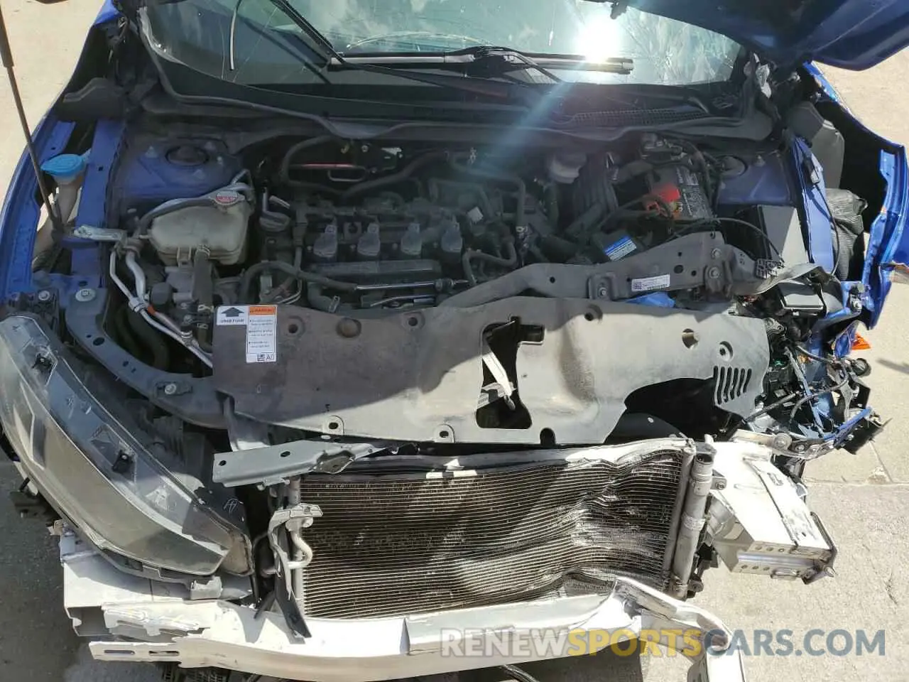 11 Photograph of a damaged car 19XFC1F39ME012444 HONDA CIVIC 2021
