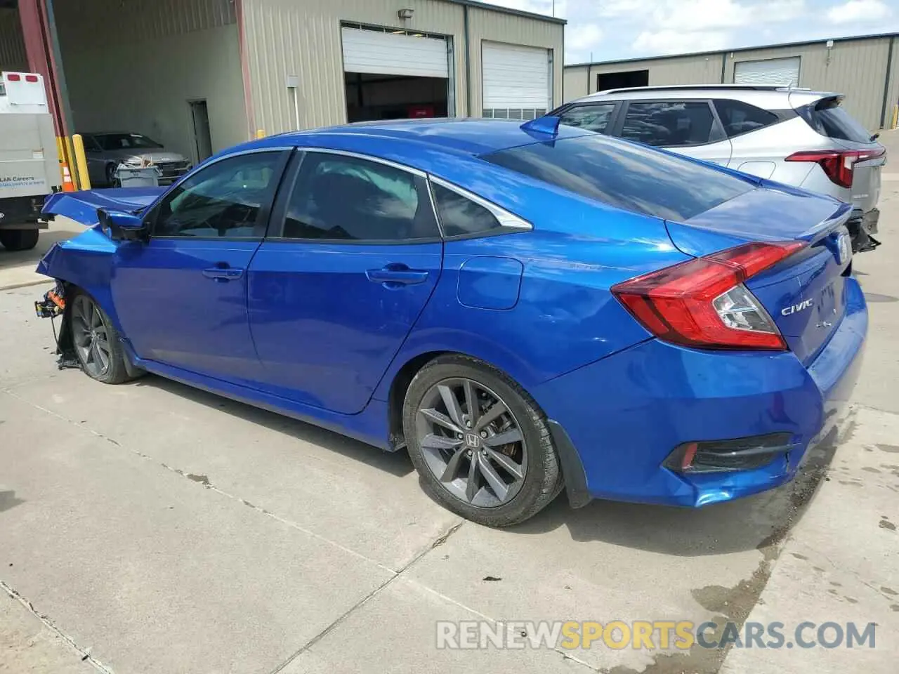 2 Photograph of a damaged car 19XFC1F39ME012444 HONDA CIVIC 2021