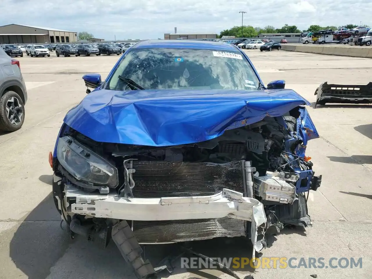 5 Photograph of a damaged car 19XFC1F39ME012444 HONDA CIVIC 2021