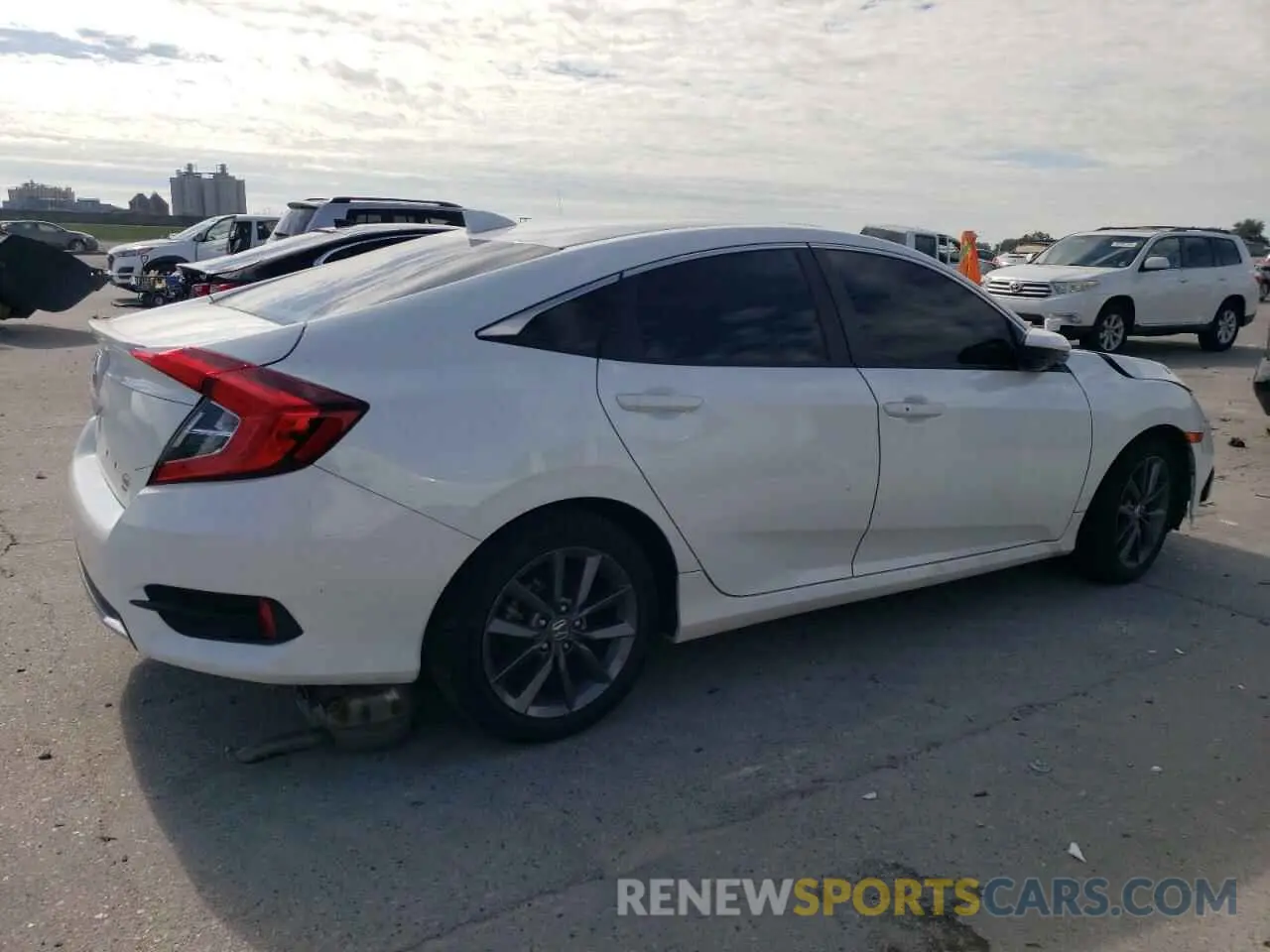 3 Photograph of a damaged car 19XFC1F39ME012816 HONDA CIVIC 2021