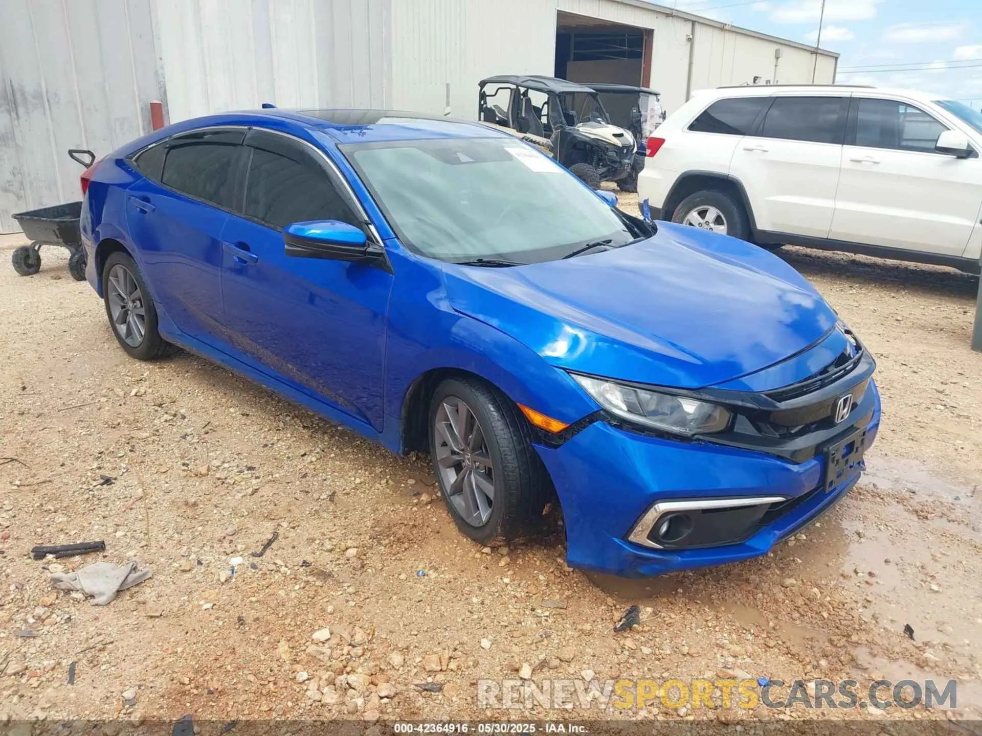 1 Photograph of a damaged car 19XFC1F39ME013142 HONDA CIVIC 2021