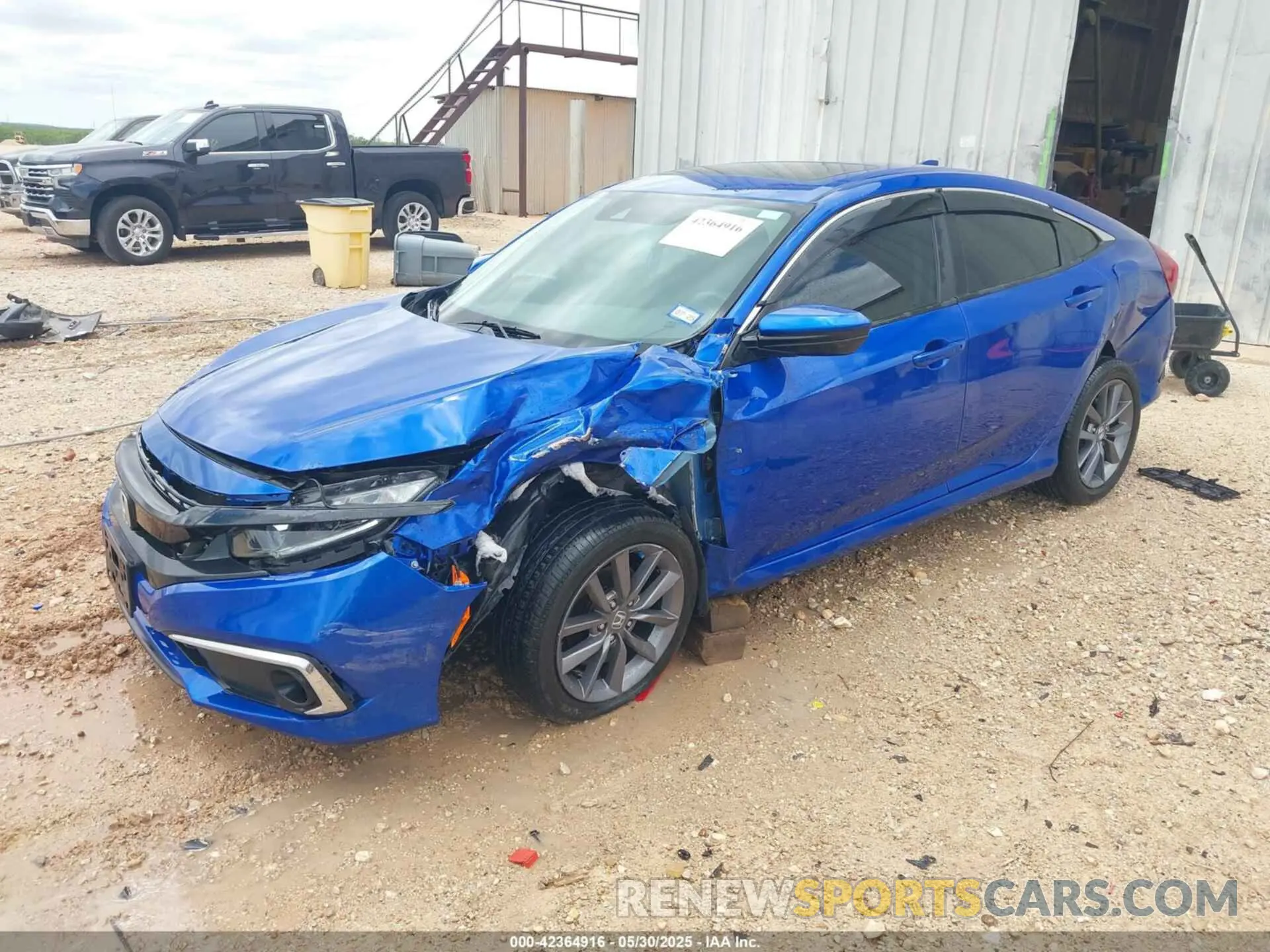 2 Photograph of a damaged car 19XFC1F39ME013142 HONDA CIVIC 2021