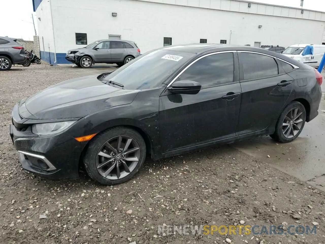 1 Photograph of a damaged car 19XFC1F3XME001792 HONDA CIVIC 2021