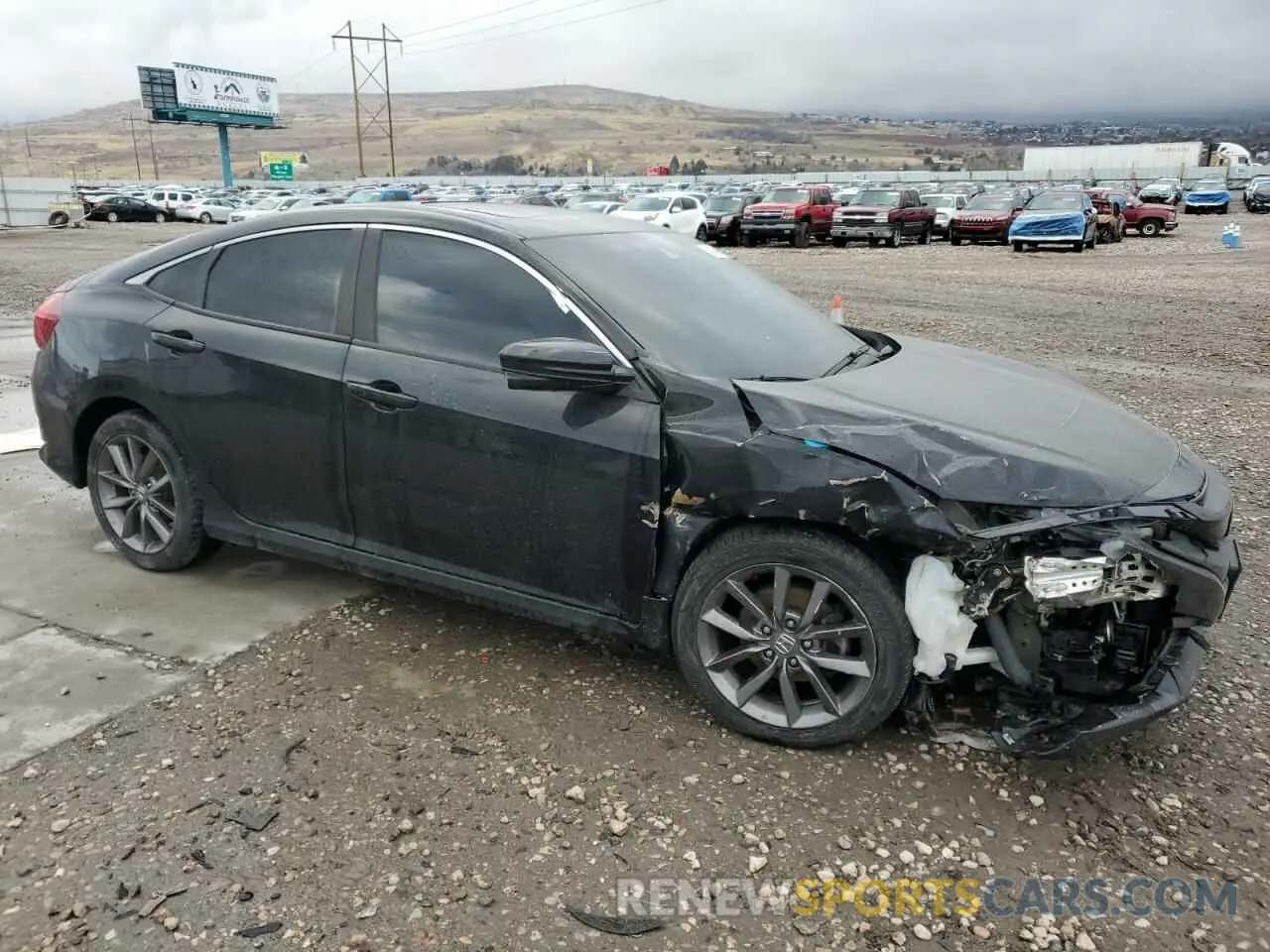 4 Photograph of a damaged car 19XFC1F3XME001792 HONDA CIVIC 2021