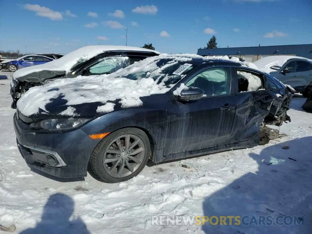 1 Photograph of a damaged car 19XFC1F3XME004787 HONDA CIVIC 2021
