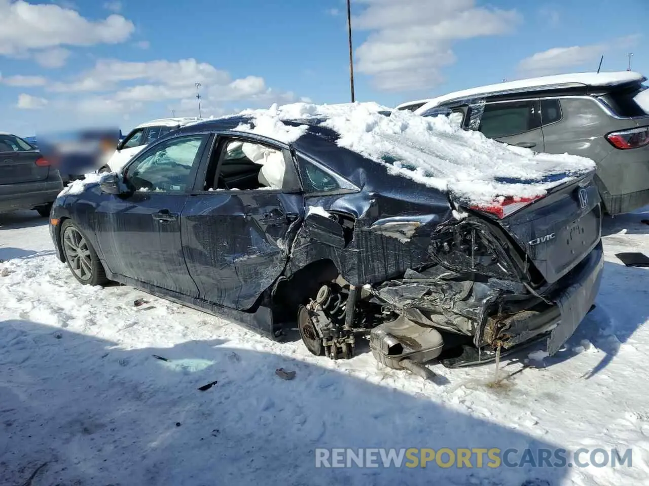 2 Photograph of a damaged car 19XFC1F3XME004787 HONDA CIVIC 2021