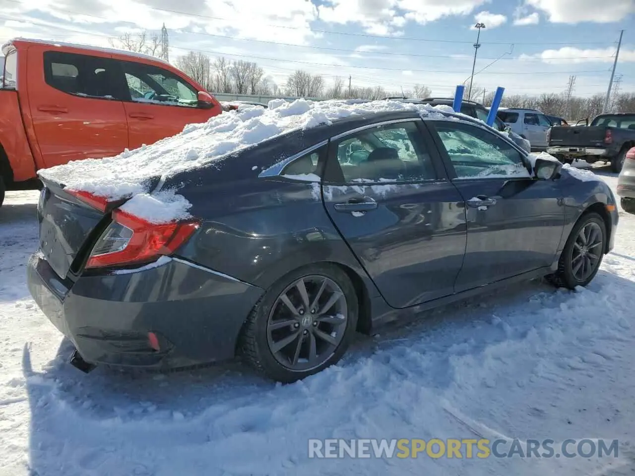 3 Photograph of a damaged car 19XFC1F3XME004787 HONDA CIVIC 2021