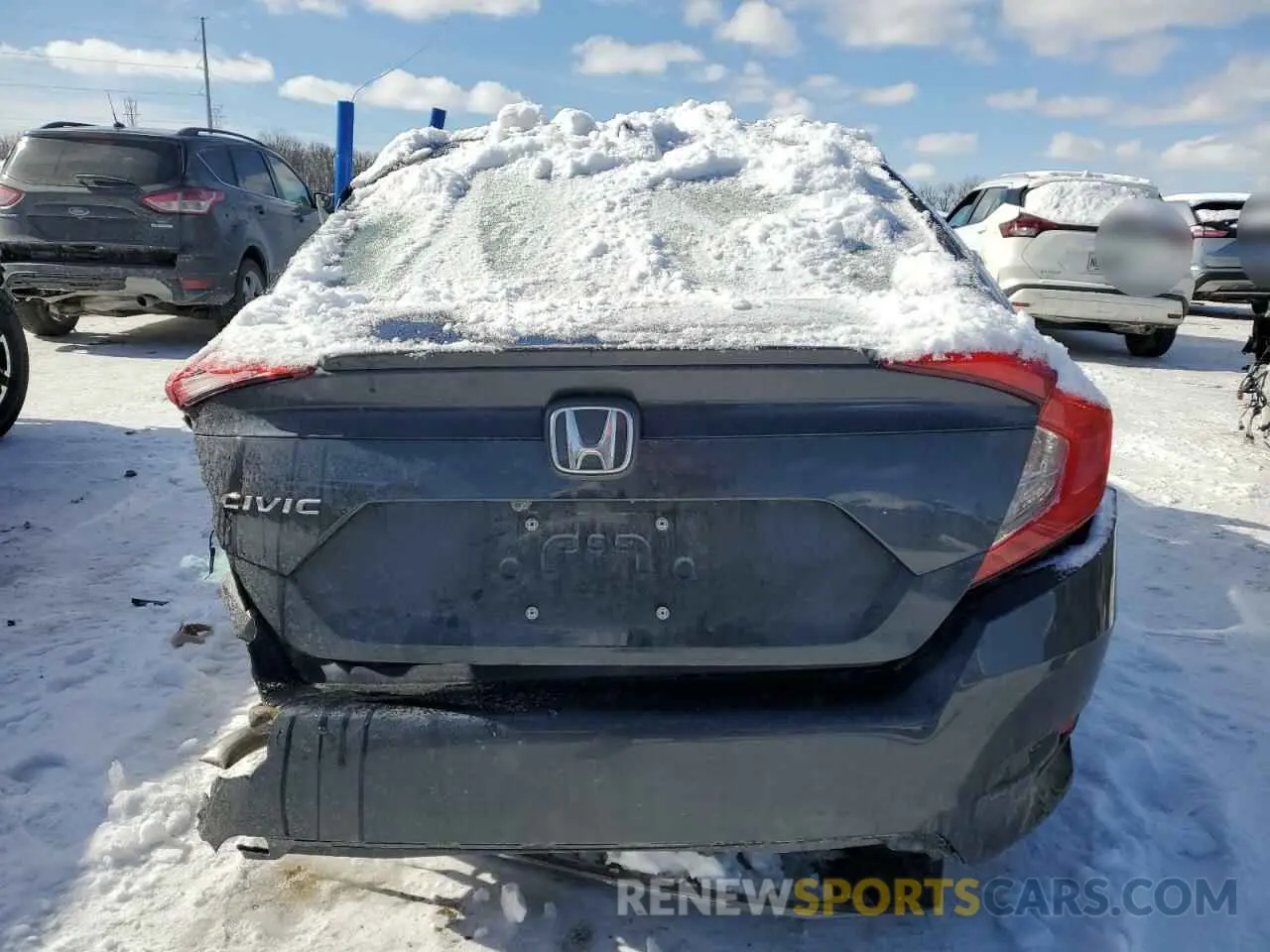 6 Photograph of a damaged car 19XFC1F3XME004787 HONDA CIVIC 2021