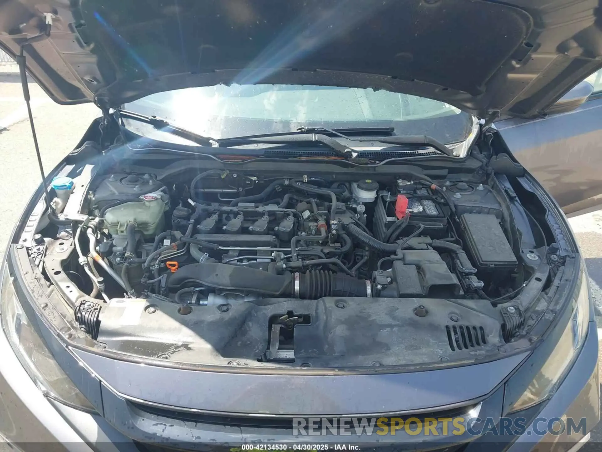 10 Photograph of a damaged car 19XFC1F3XME009794 HONDA CIVIC 2021