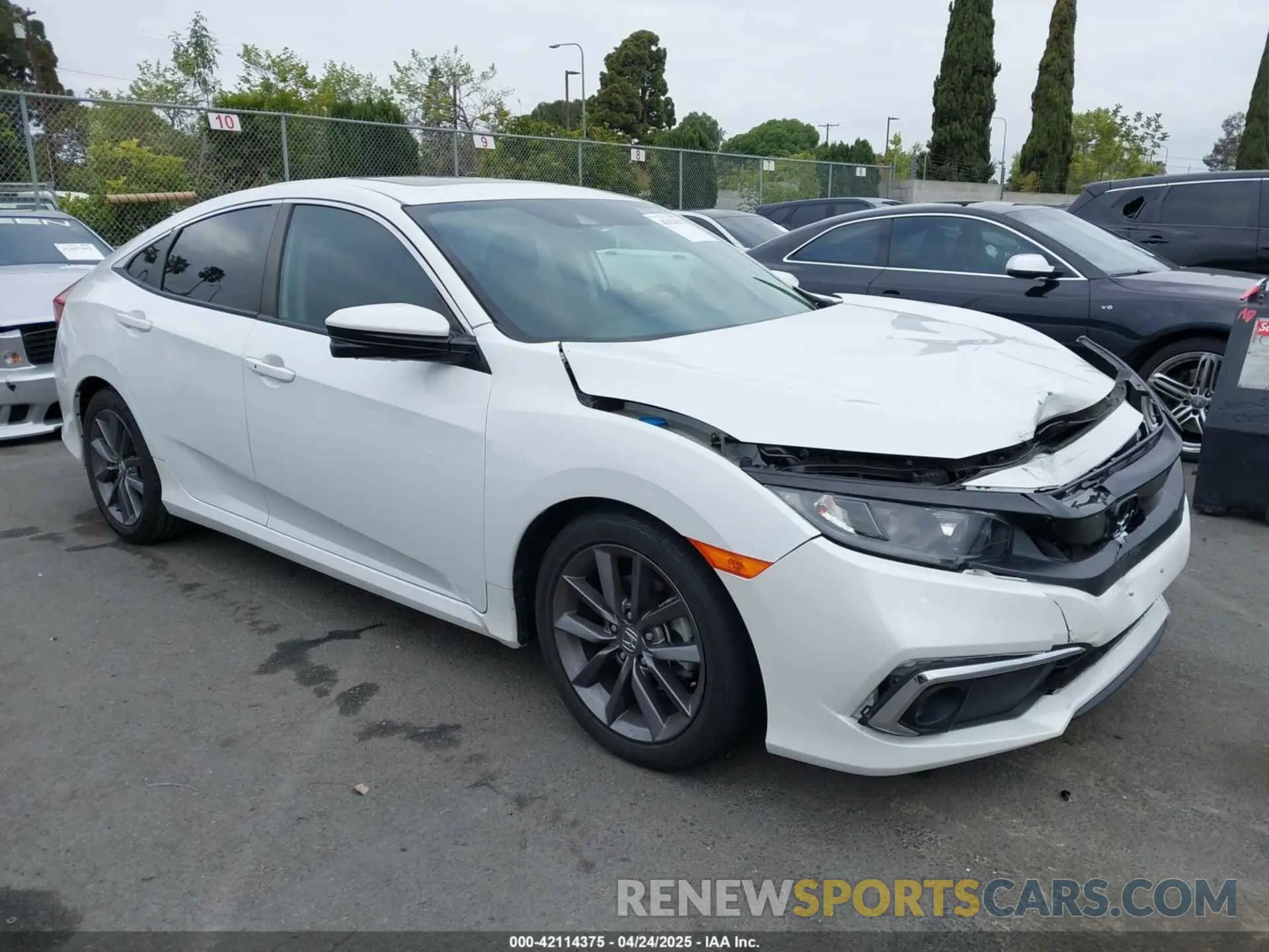 1 Photograph of a damaged car 19XFC1F3XME203726 HONDA CIVIC 2021