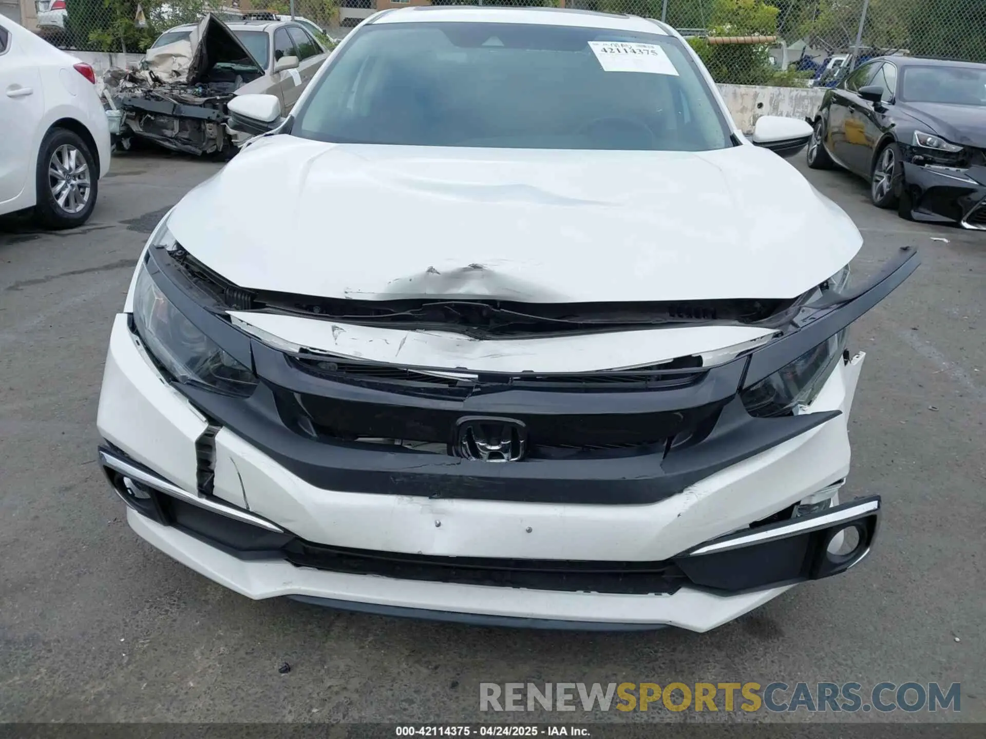 6 Photograph of a damaged car 19XFC1F3XME203726 HONDA CIVIC 2021
