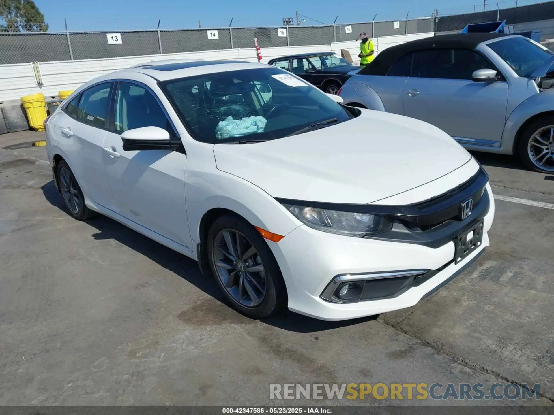 1 Photograph of a damaged car 19XFC1F73ME202145 HONDA CIVIC 2021