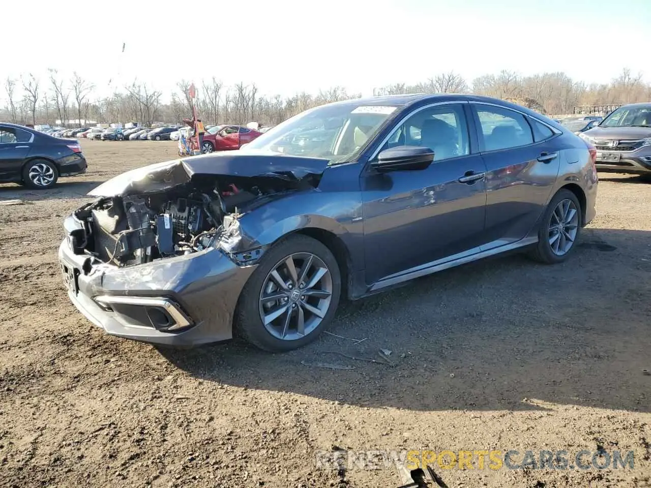 1 Photograph of a damaged car 19XFC1F76ME202334 HONDA CIVIC 2021