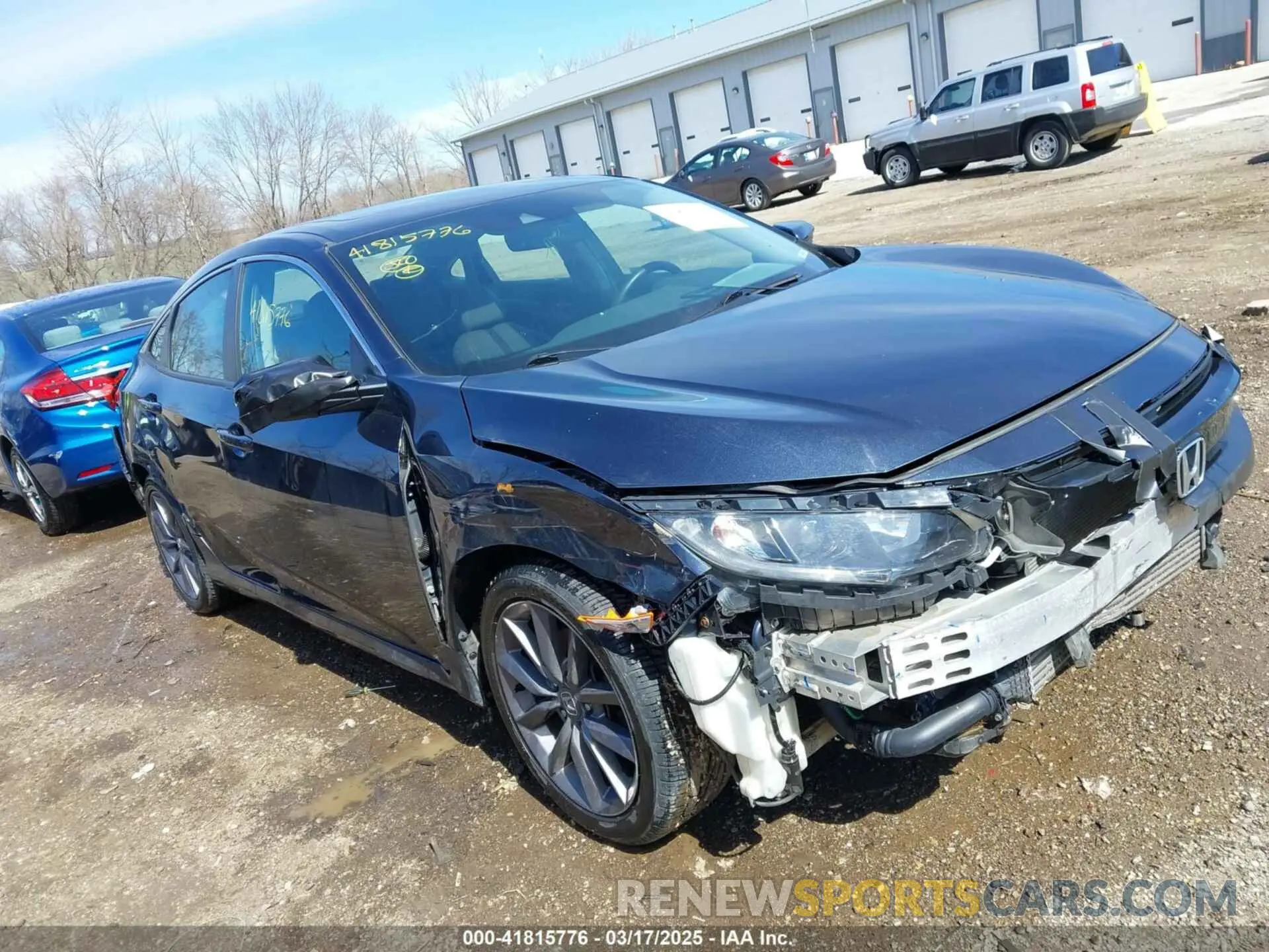 1 Photograph of a damaged car 19XFC1F77ME005740 HONDA CIVIC 2021