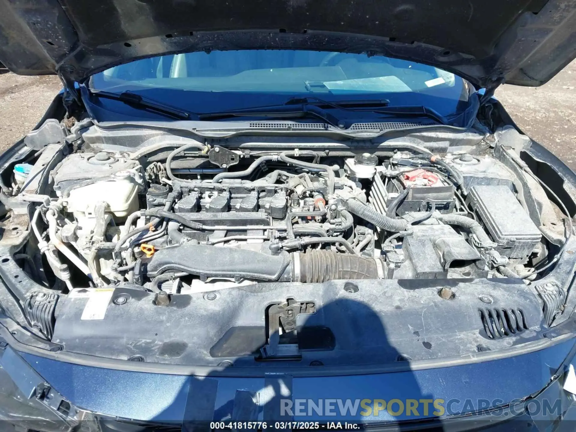 10 Photograph of a damaged car 19XFC1F77ME005740 HONDA CIVIC 2021