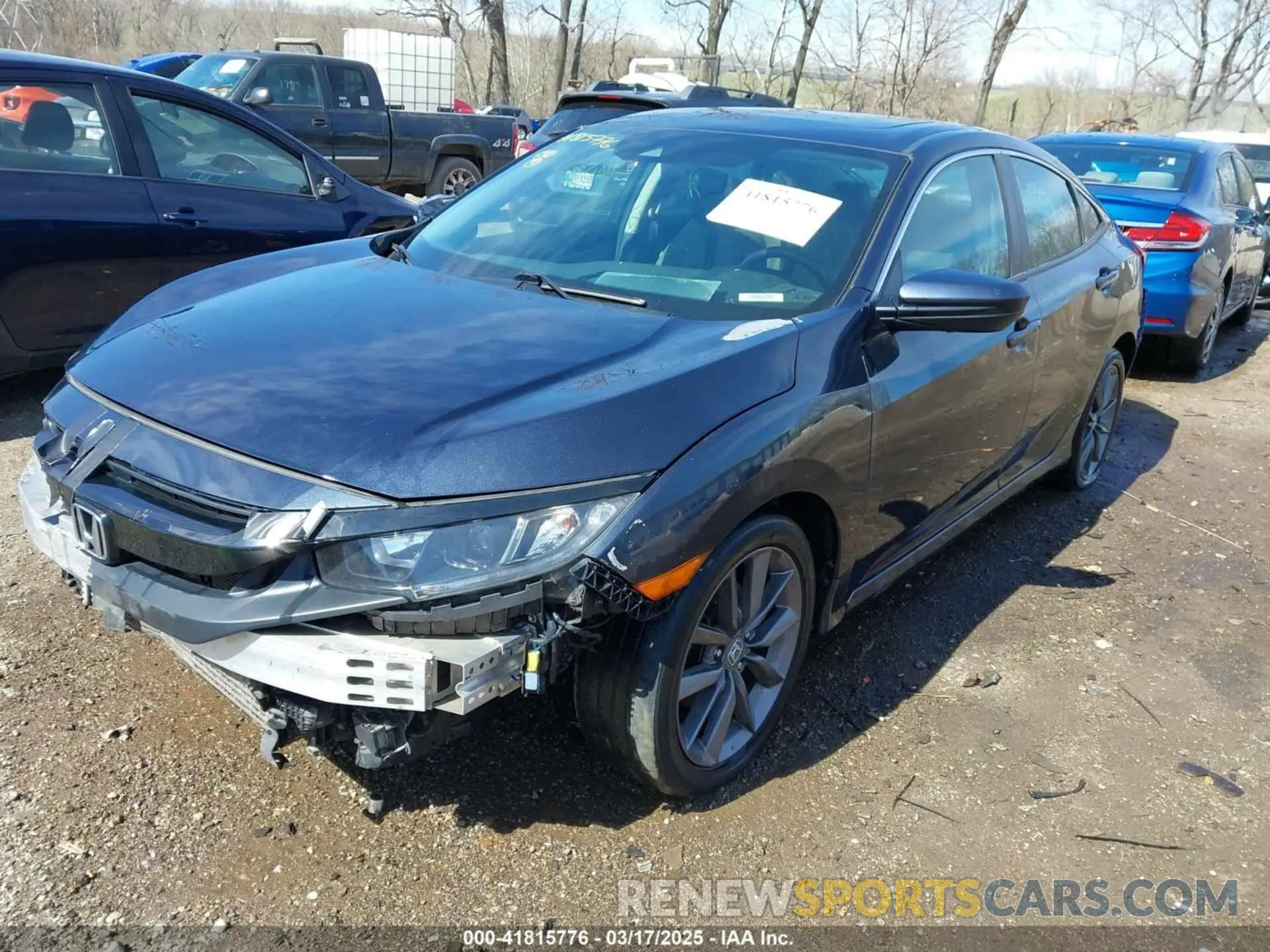 2 Photograph of a damaged car 19XFC1F77ME005740 HONDA CIVIC 2021