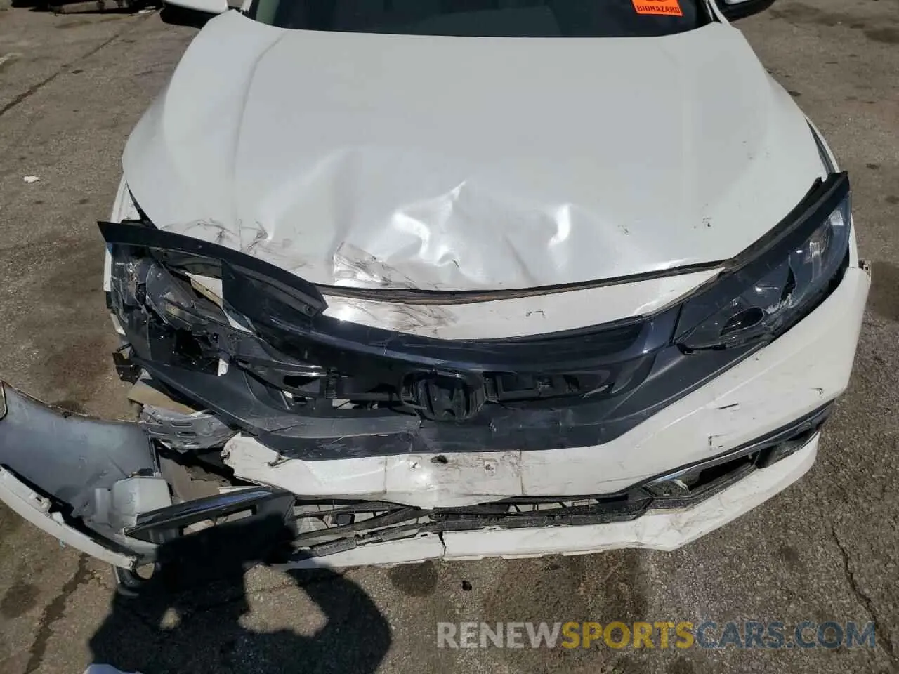 11 Photograph of a damaged car 19XFC1F78ME009165 HONDA CIVIC 2021