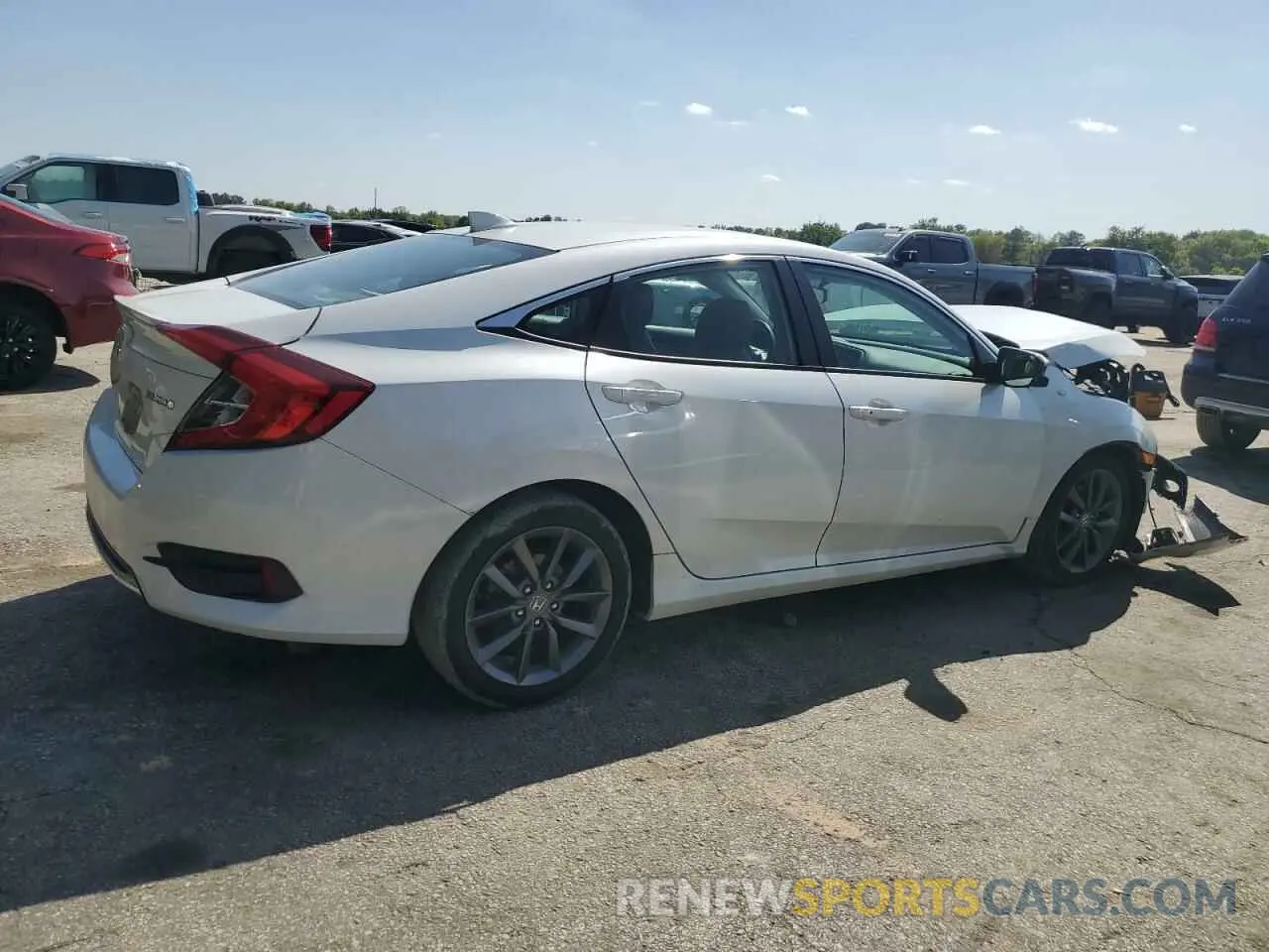 3 Photograph of a damaged car 19XFC1F78ME009165 HONDA CIVIC 2021