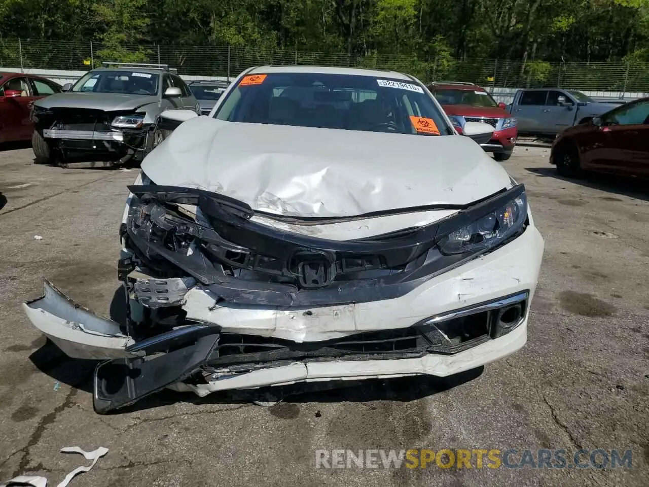 5 Photograph of a damaged car 19XFC1F78ME009165 HONDA CIVIC 2021