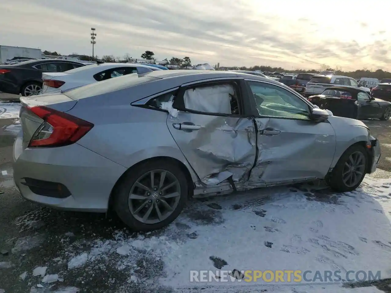 3 Photograph of a damaged car 19XFC1F78ME202898 HONDA CIVIC 2021