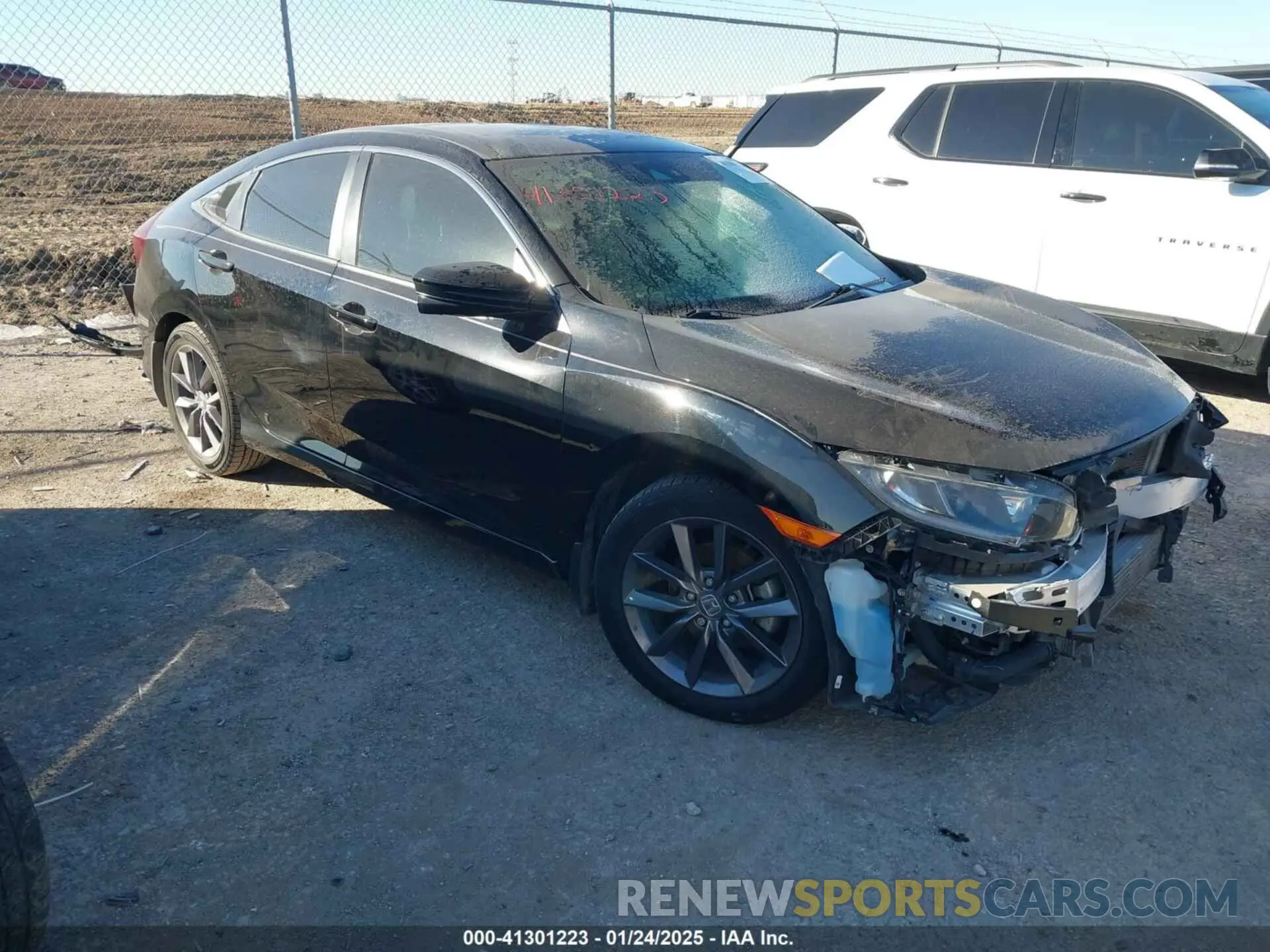 1 Photograph of a damaged car 19XFC1F7XME013492 HONDA CIVIC 2021