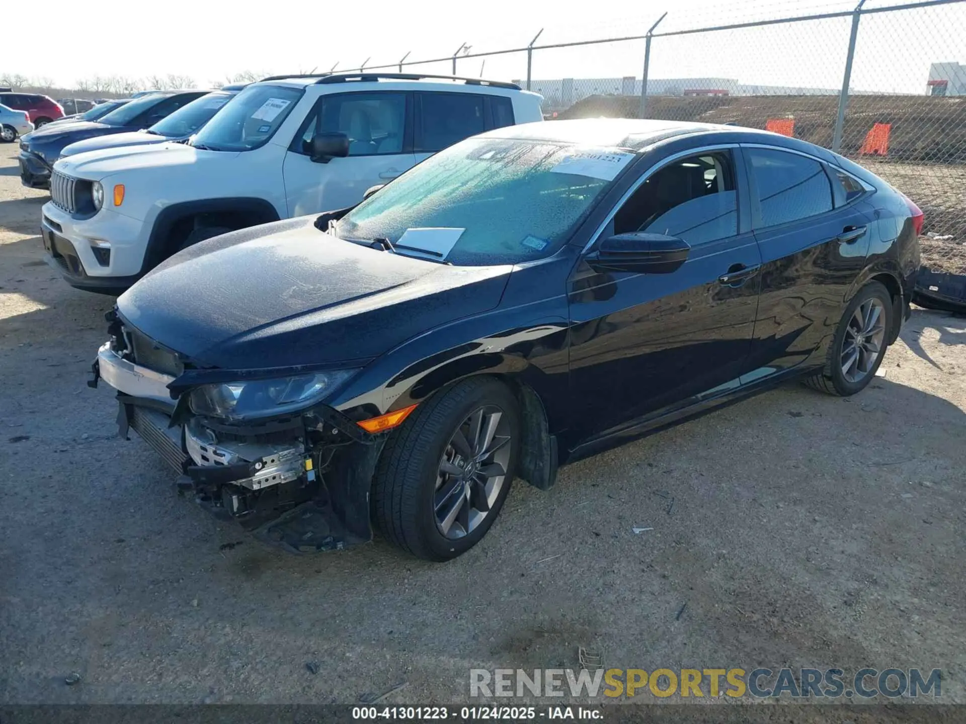 2 Photograph of a damaged car 19XFC1F7XME013492 HONDA CIVIC 2021