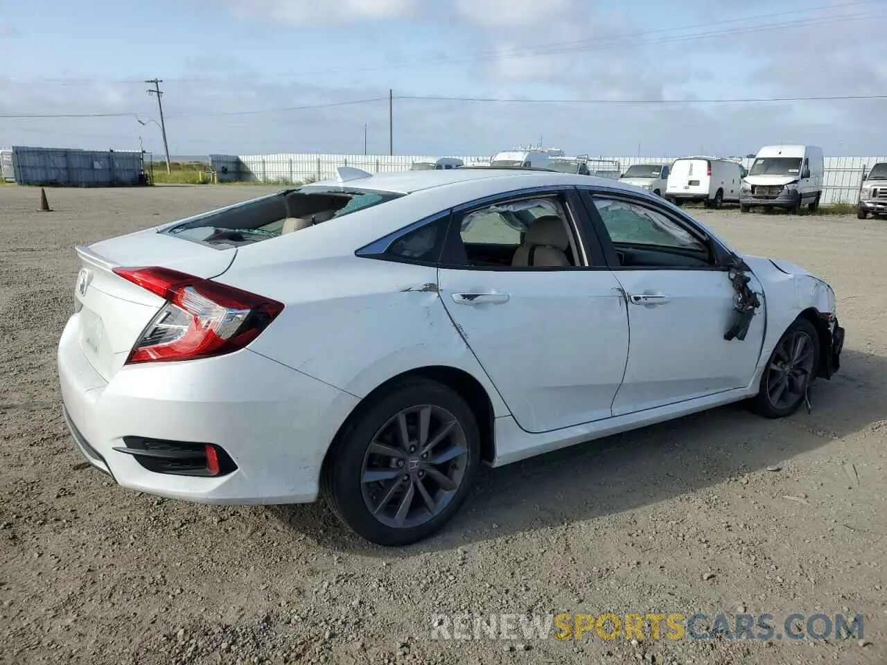 3 Photograph of a damaged car 19XFC1F7XME202076 HONDA CIVIC 2021