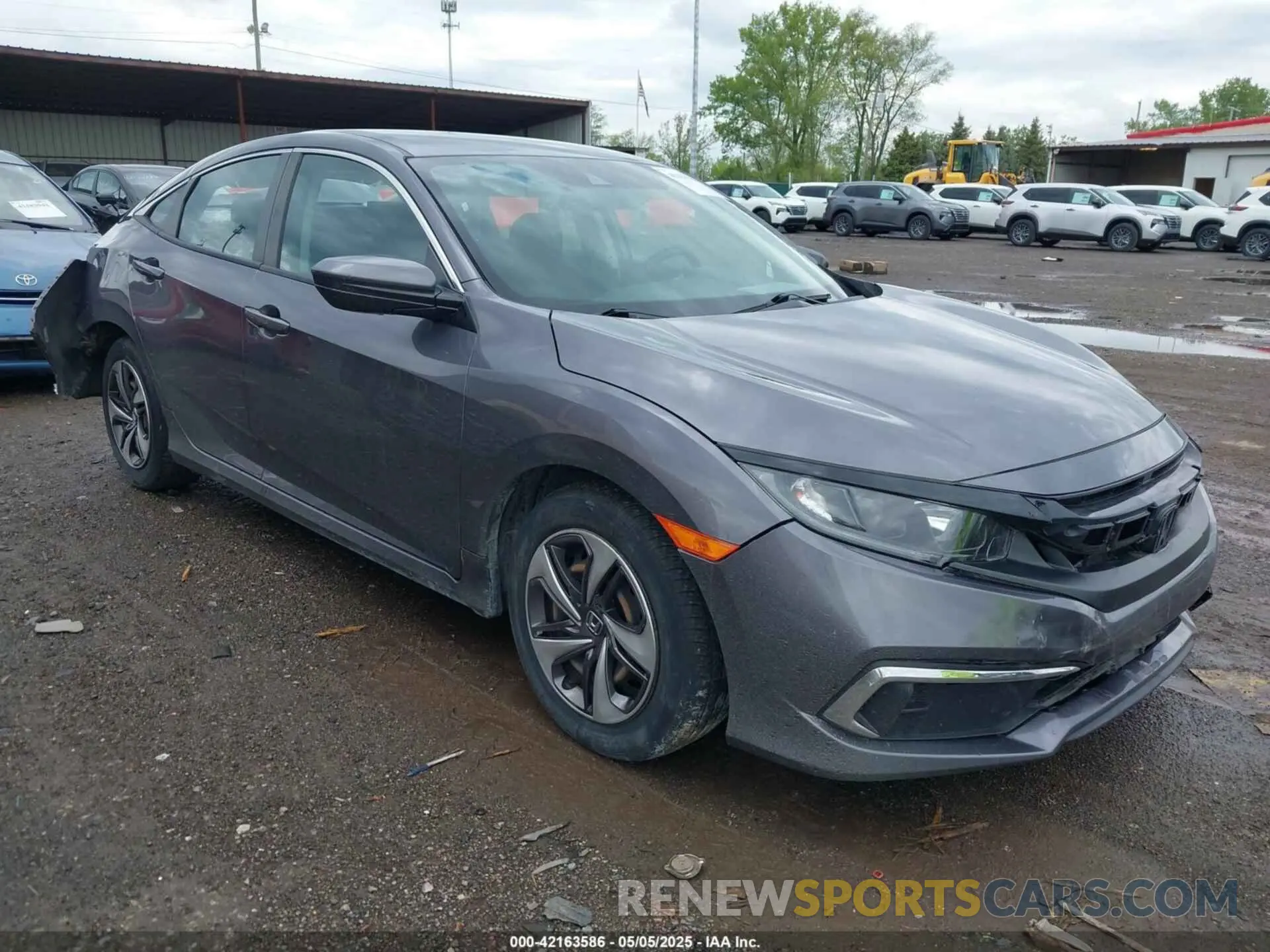 1 Photograph of a damaged car 19XFC2F64ME001657 HONDA CIVIC 2021