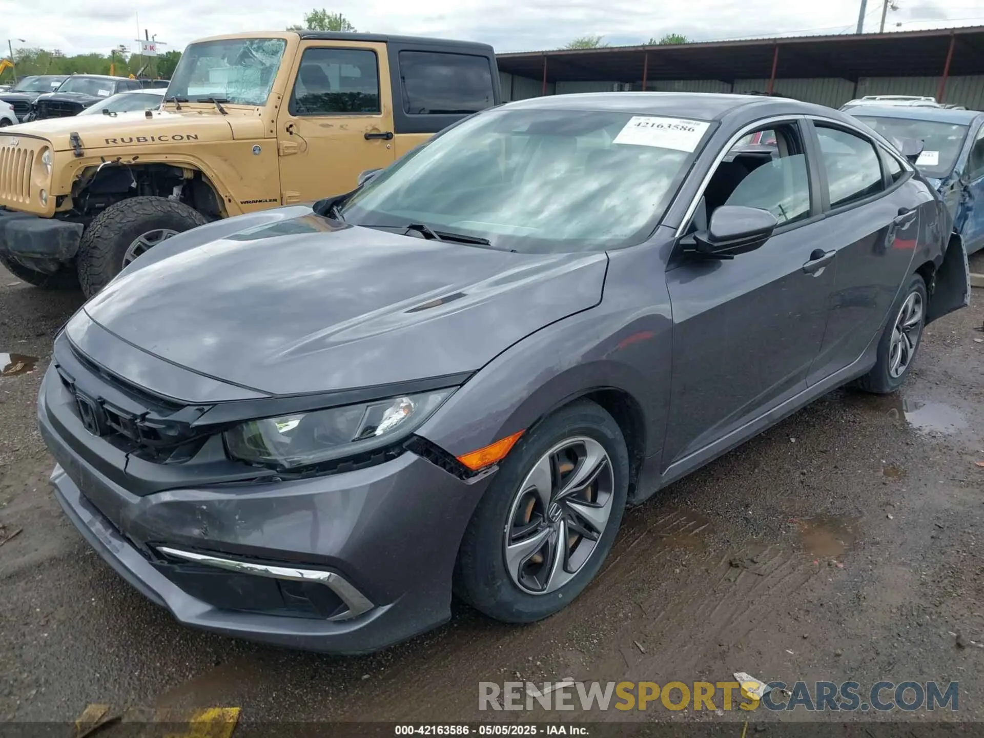 2 Photograph of a damaged car 19XFC2F64ME001657 HONDA CIVIC 2021