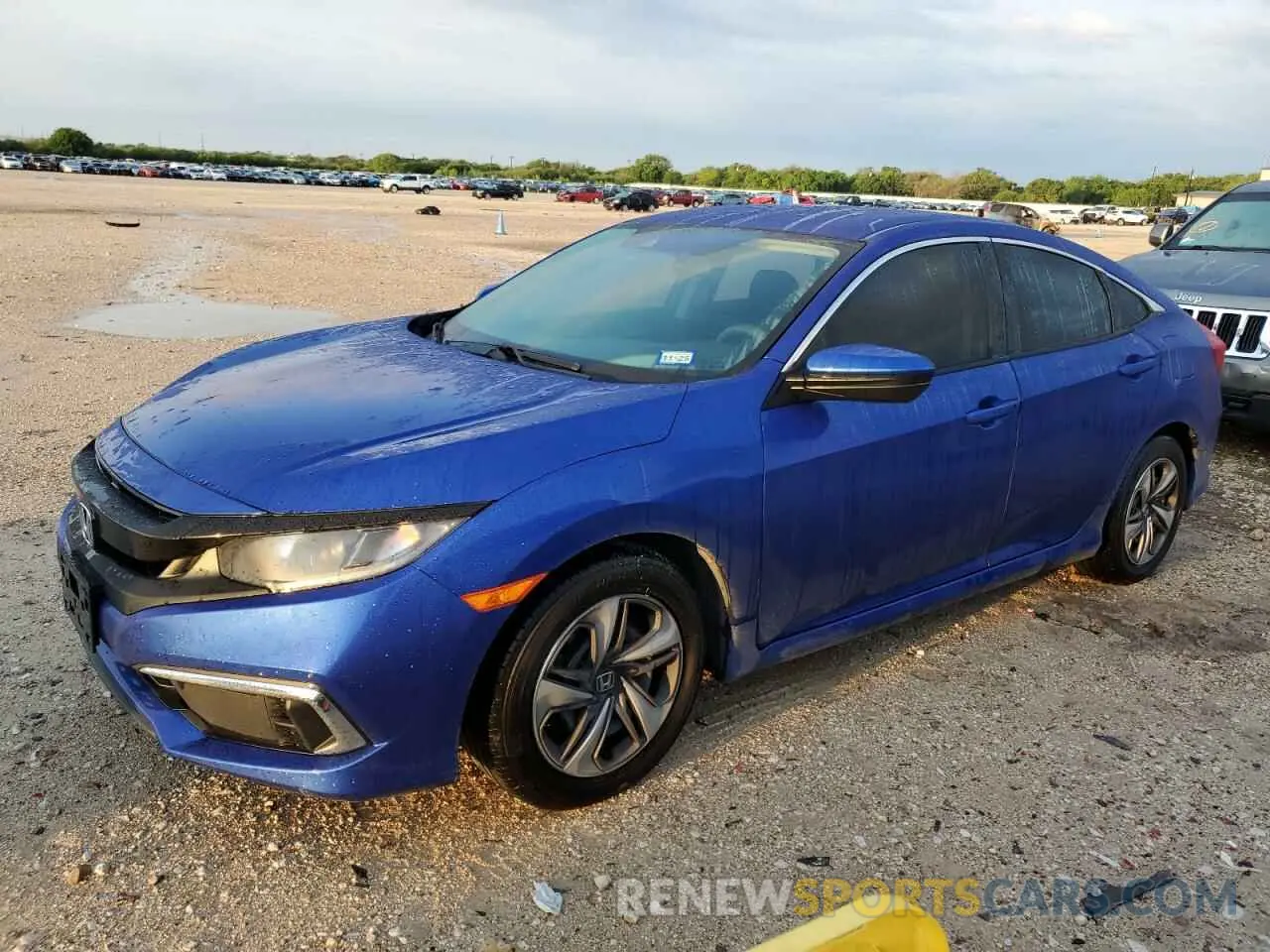 1 Photograph of a damaged car 19XFC2F68ME000642 HONDA CIVIC 2021