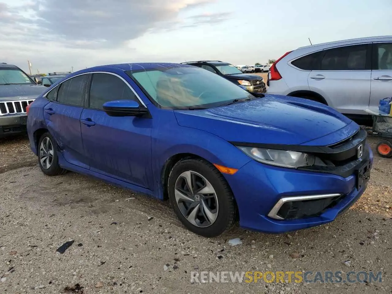 4 Photograph of a damaged car 19XFC2F68ME000642 HONDA CIVIC 2021