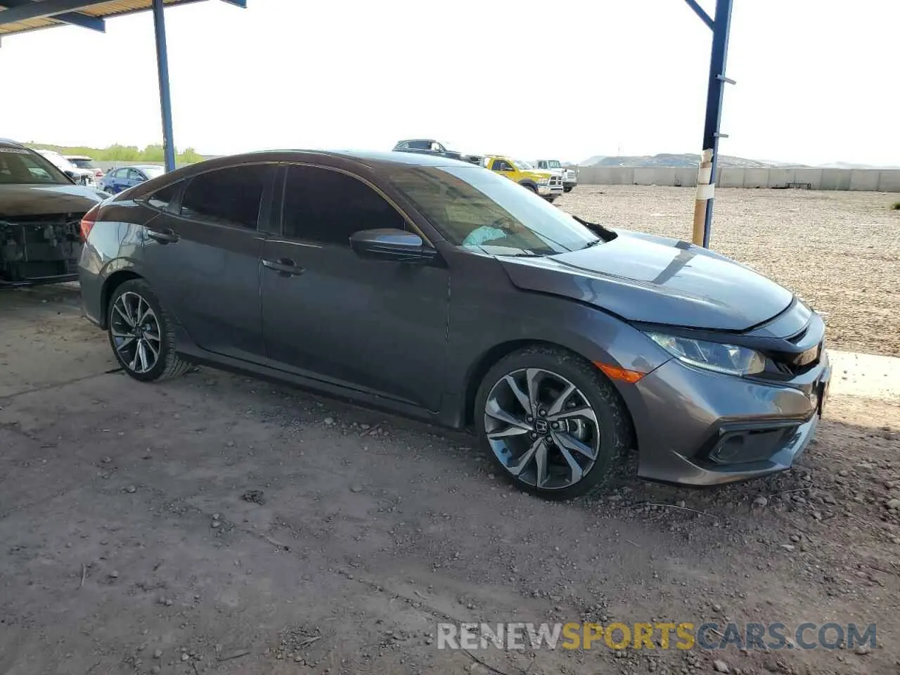 4 Photograph of a damaged car 19XFC2F80ME003634 HONDA CIVIC 2021