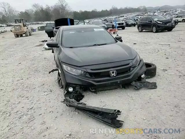10 Photograph of a damaged car 19XFC2F80ME203185 HONDA CIVIC 2021