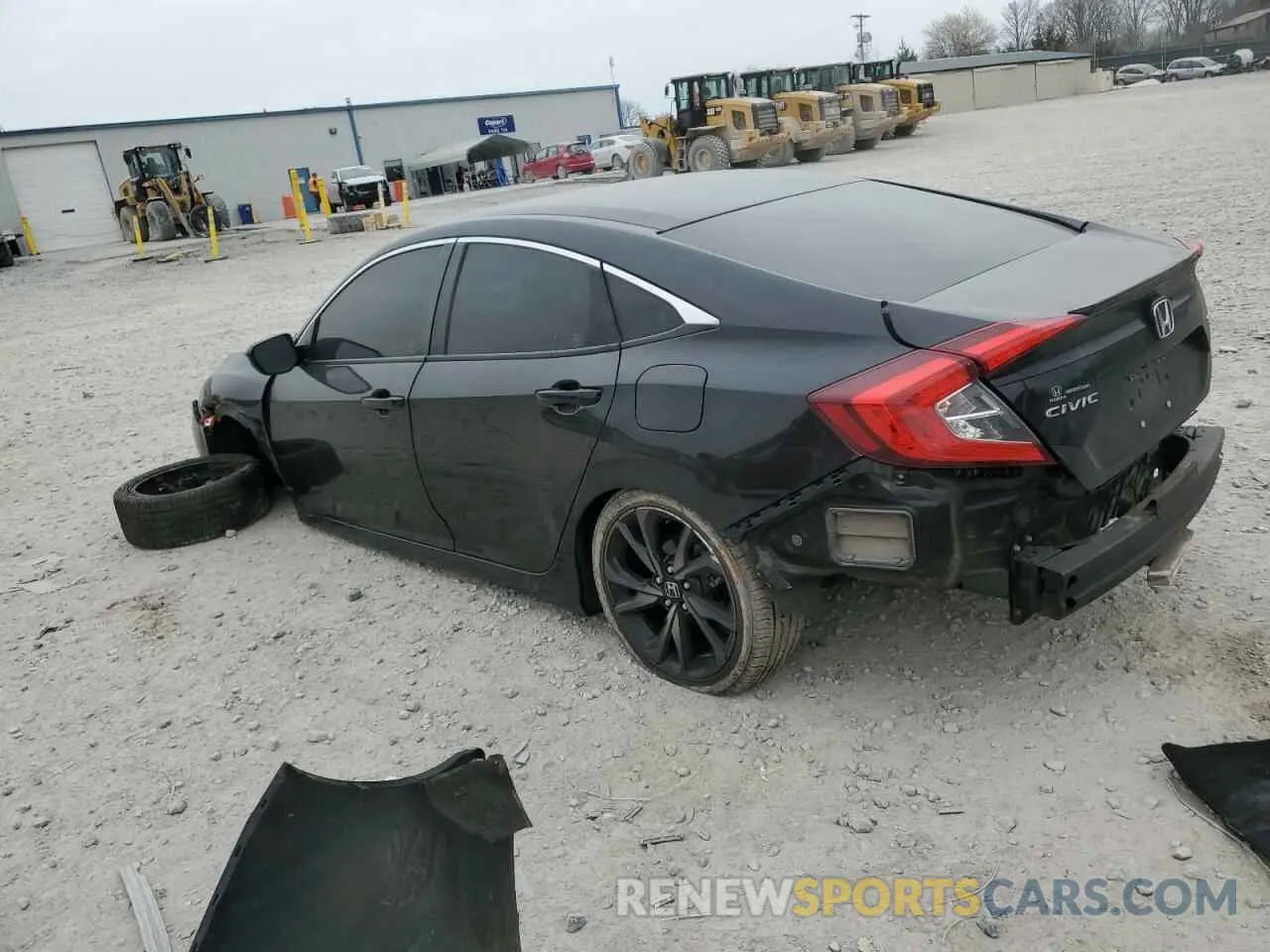 2 Photograph of a damaged car 19XFC2F80ME203185 HONDA CIVIC 2021