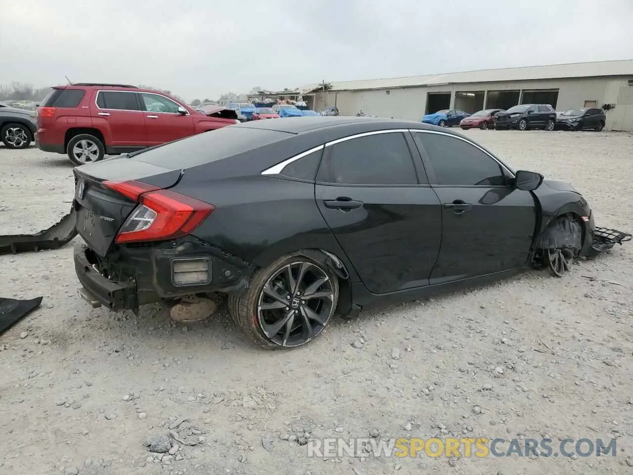 3 Photograph of a damaged car 19XFC2F80ME203185 HONDA CIVIC 2021