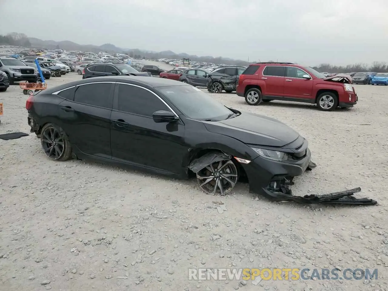 4 Photograph of a damaged car 19XFC2F80ME203185 HONDA CIVIC 2021