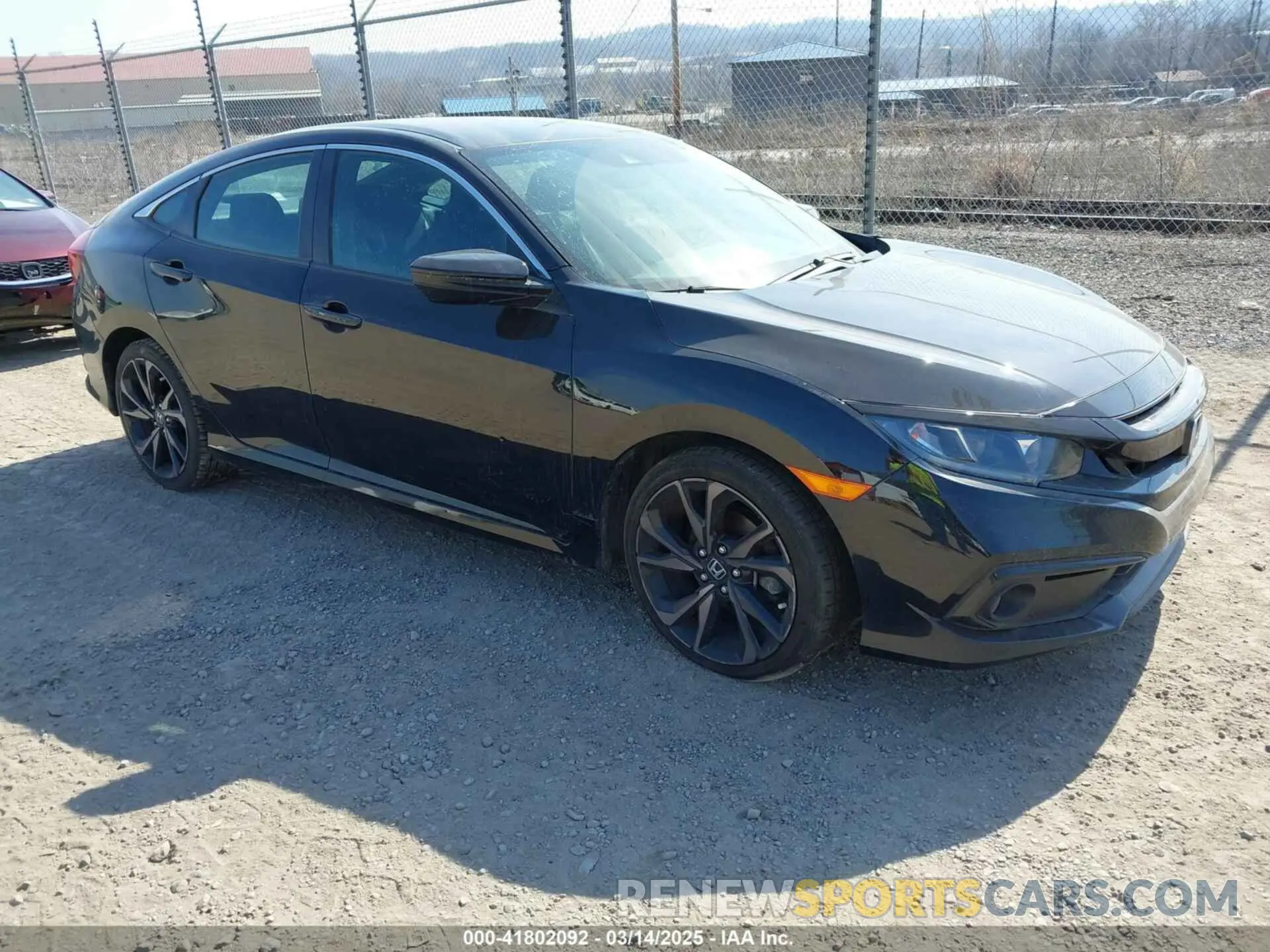 1 Photograph of a damaged car 19XFC2F82ME200353 HONDA CIVIC 2021