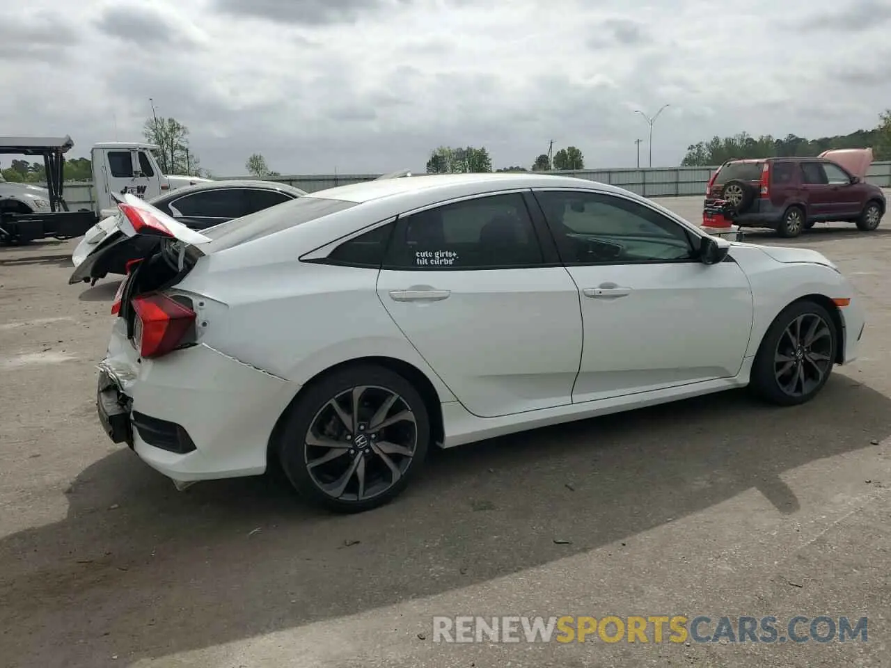 3 Photograph of a damaged car 19XFC2F83ME003286 HONDA CIVIC 2021