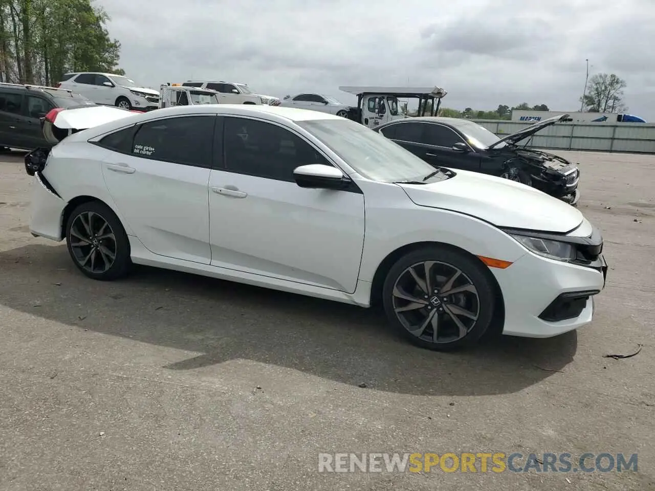 4 Photograph of a damaged car 19XFC2F83ME003286 HONDA CIVIC 2021
