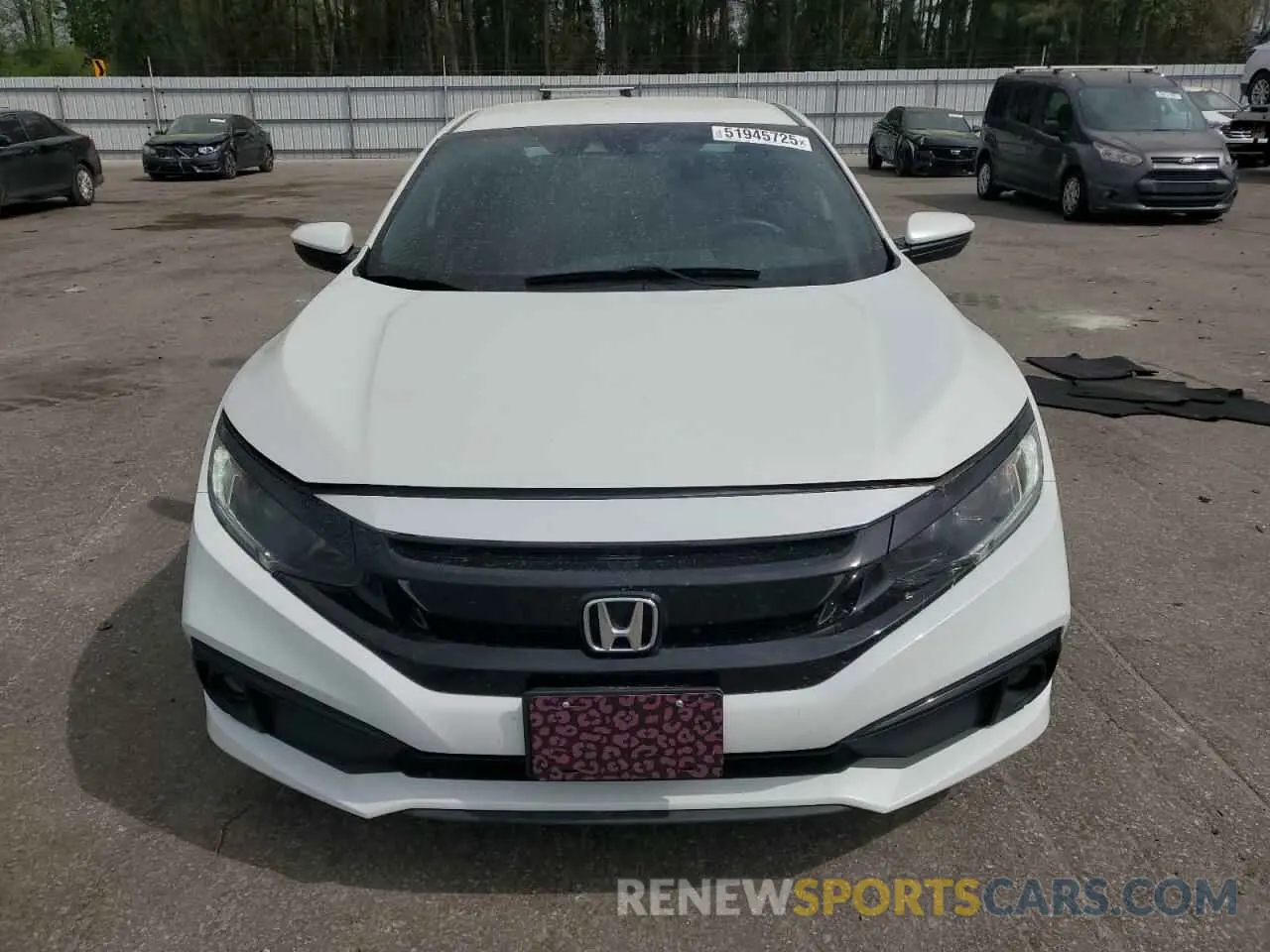 5 Photograph of a damaged car 19XFC2F83ME003286 HONDA CIVIC 2021