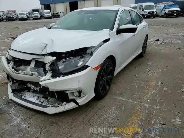 11 Photograph of a damaged car 19XFC2F84ME001398 HONDA CIVIC 2021