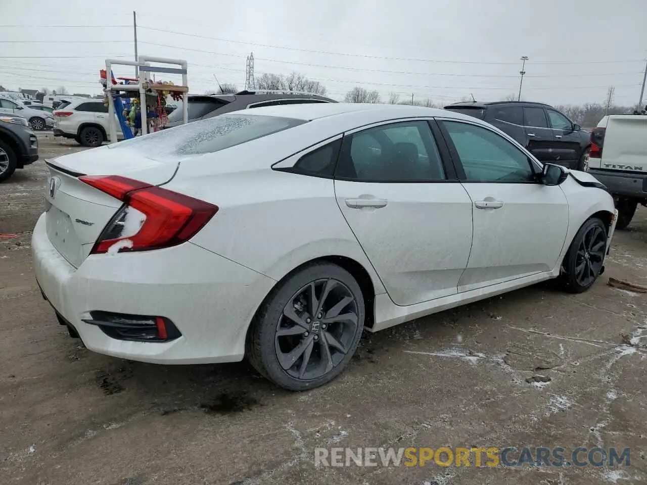 3 Photograph of a damaged car 19XFC2F84ME001398 HONDA CIVIC 2021